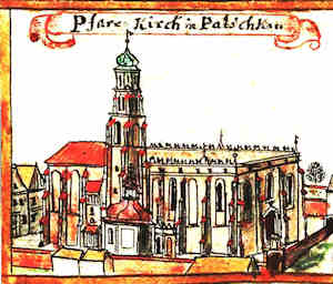 Pfarr Kirch in Patschkau - Kościół parafialny, widok ogólny